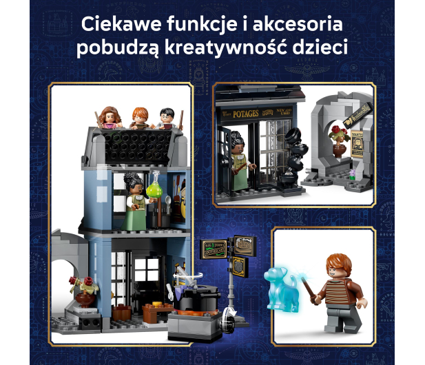 LEGO HARRY POTTER 76471 Magiczne sklepy na ulicy śmiertelnego nok - 1529859 - zdjęcie 6